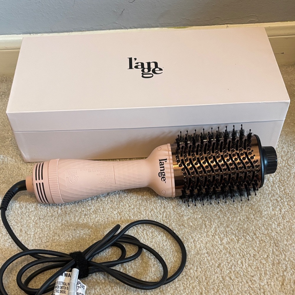 Lange Pink Round Hot Air Styling Brush